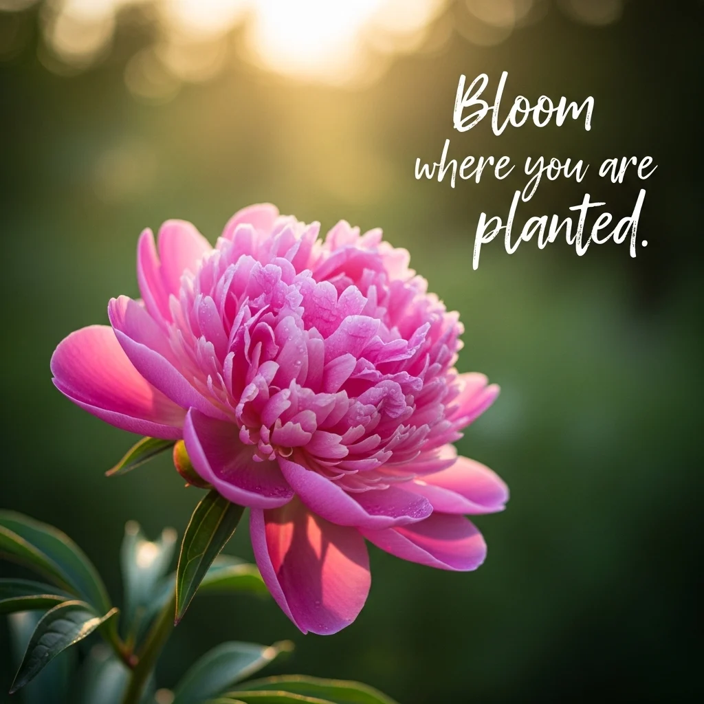 Inspirational Flowers Captions for Instagram