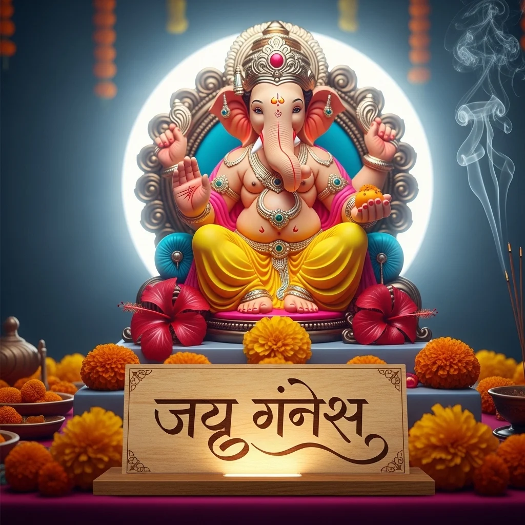 Inspirational Ganpati Captions in Marathi