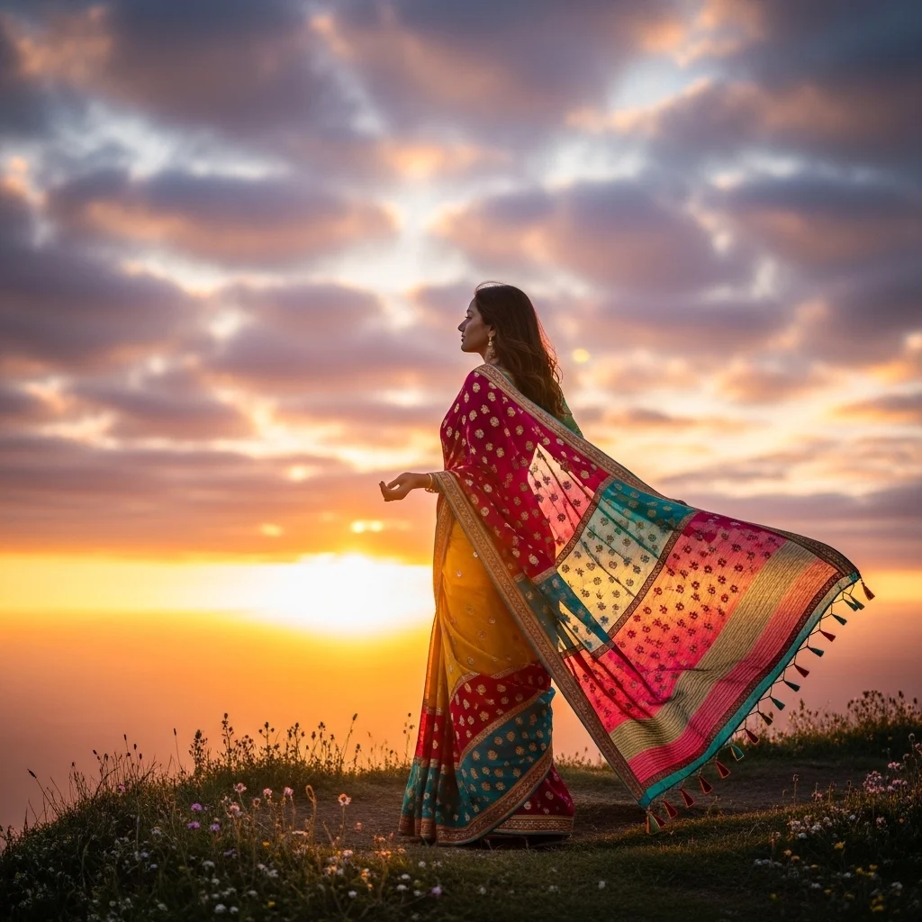 Inspirational Saree Captions