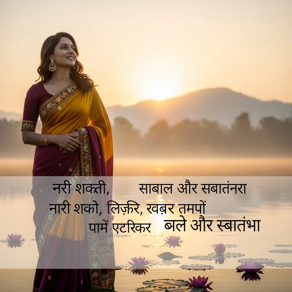 Inspirational Saree Captions in Hindi