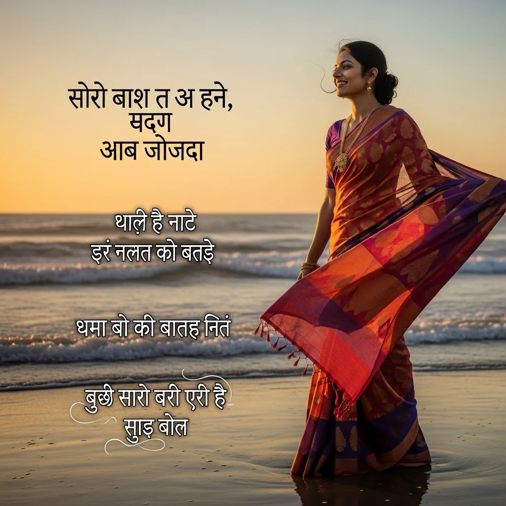 Inspirational Saree Captions in Marathi