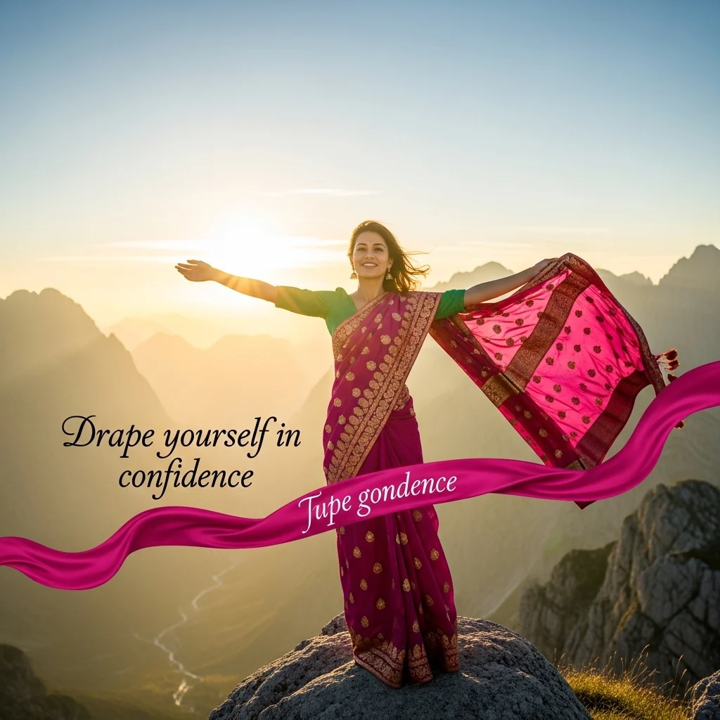 Inspirational Saree Captions