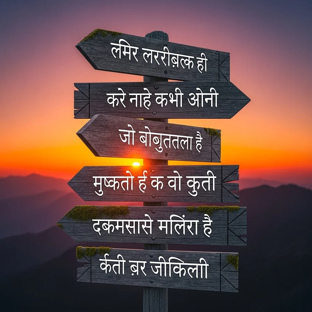 Inspirational Short Hindi Captions