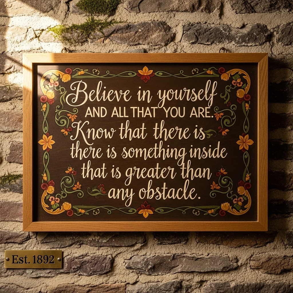 Inspirational Traditional Captions