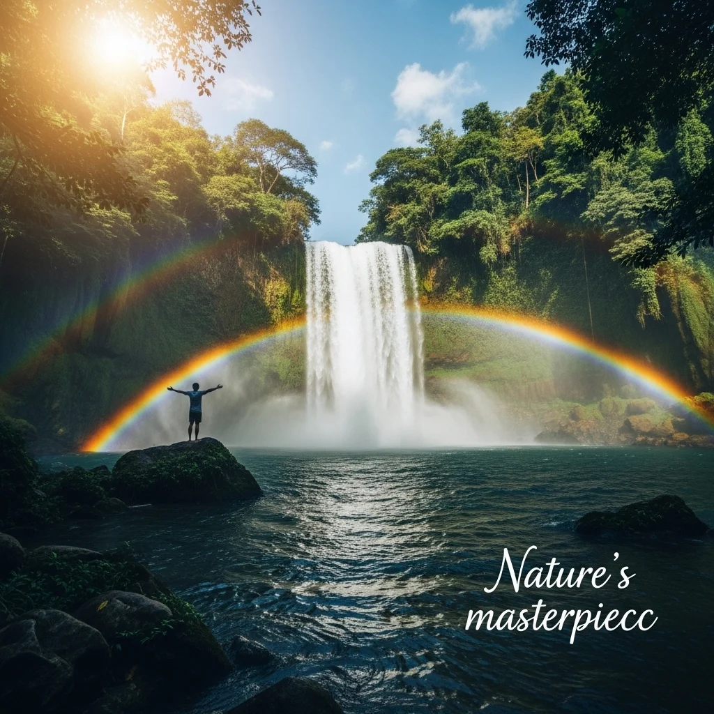 Inspirational Waterfall Captions for Instagram