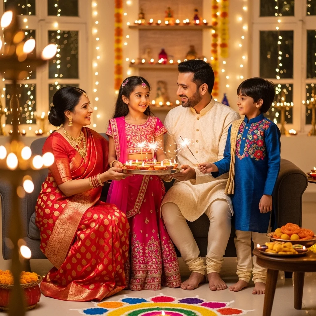 Love and Family Diwali Captions