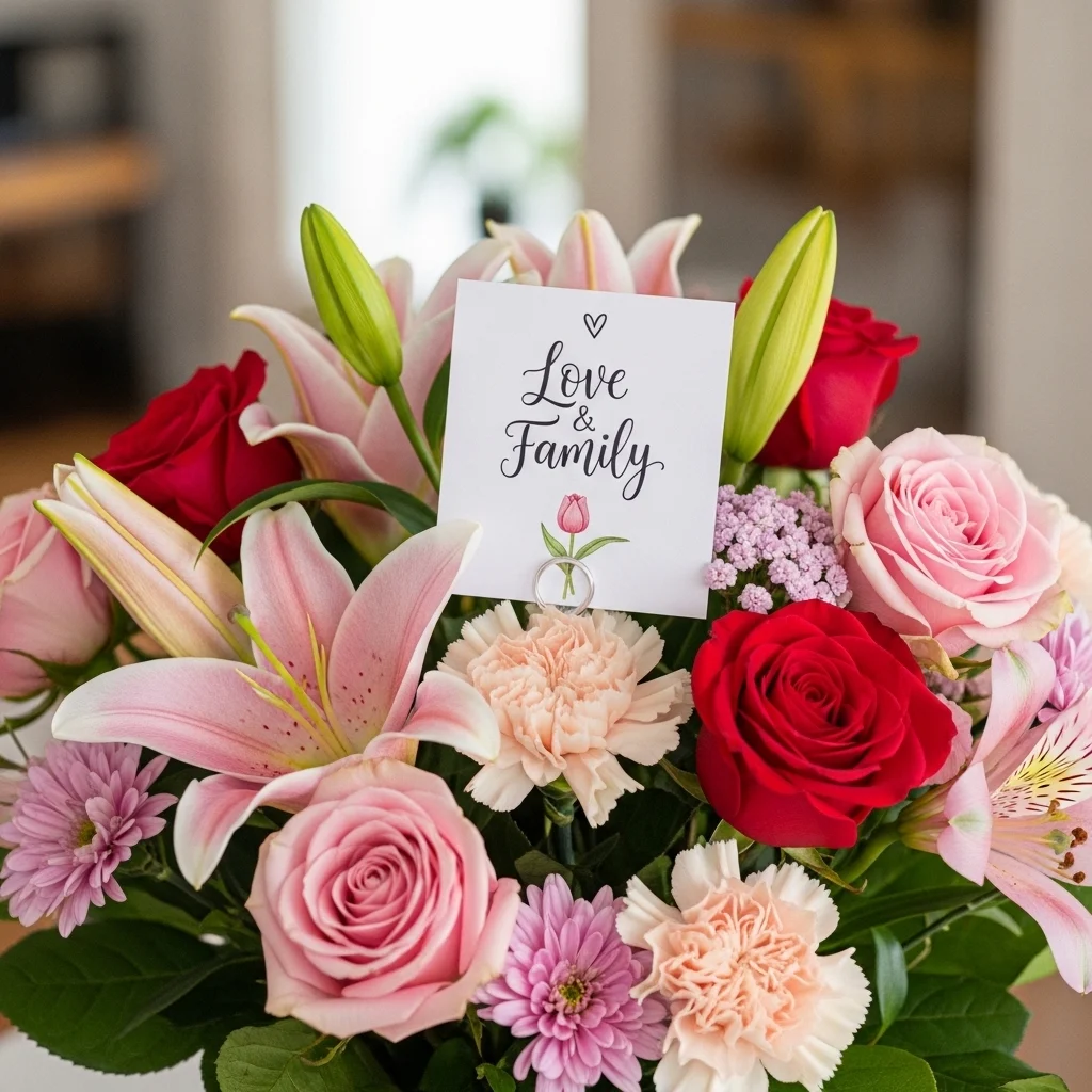 Love & Family Flower Captions 🌷❤️