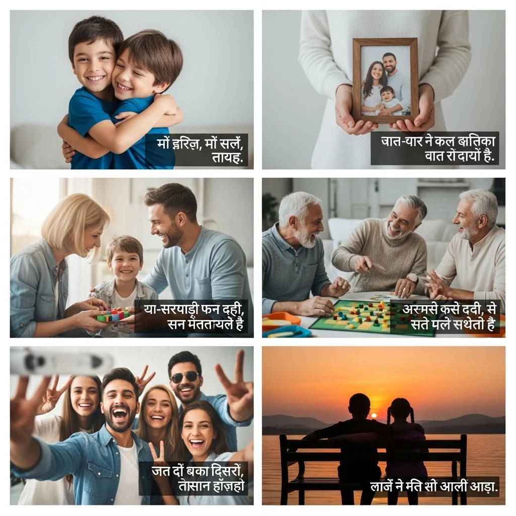 Love and Family Instagram Captions for Boys in Hindi