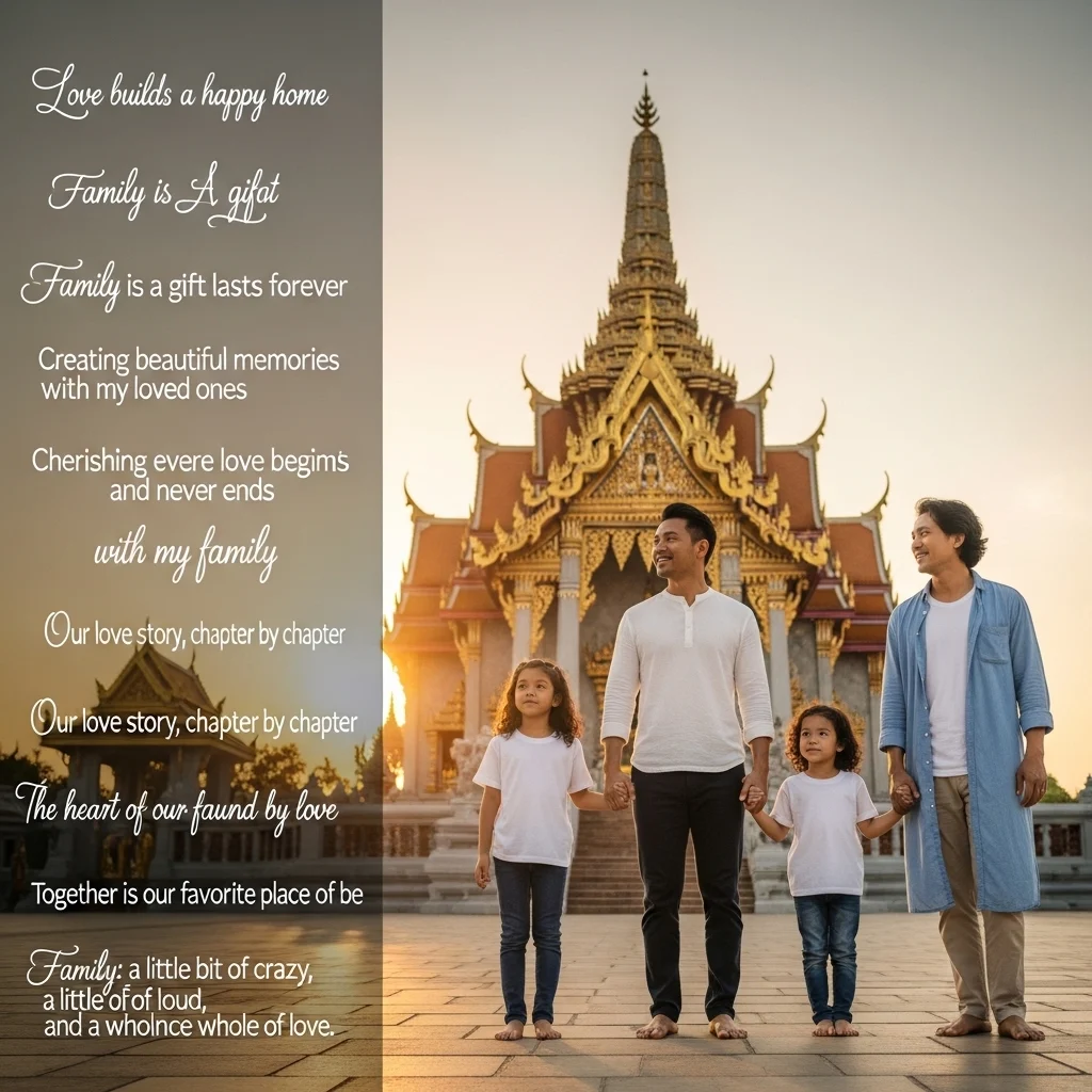Love and Family Temple Captions for Instagram