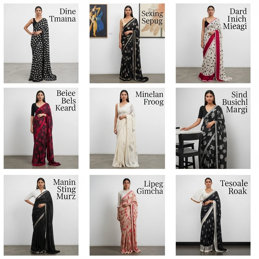 Modern and Trendy Saree Captions in Hindi