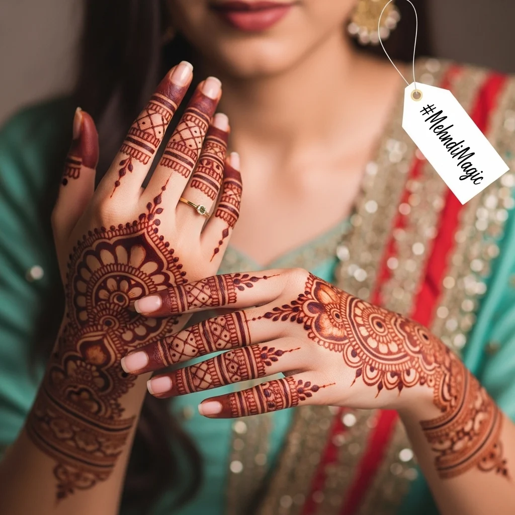 Short Mehndi Captions for Instagram