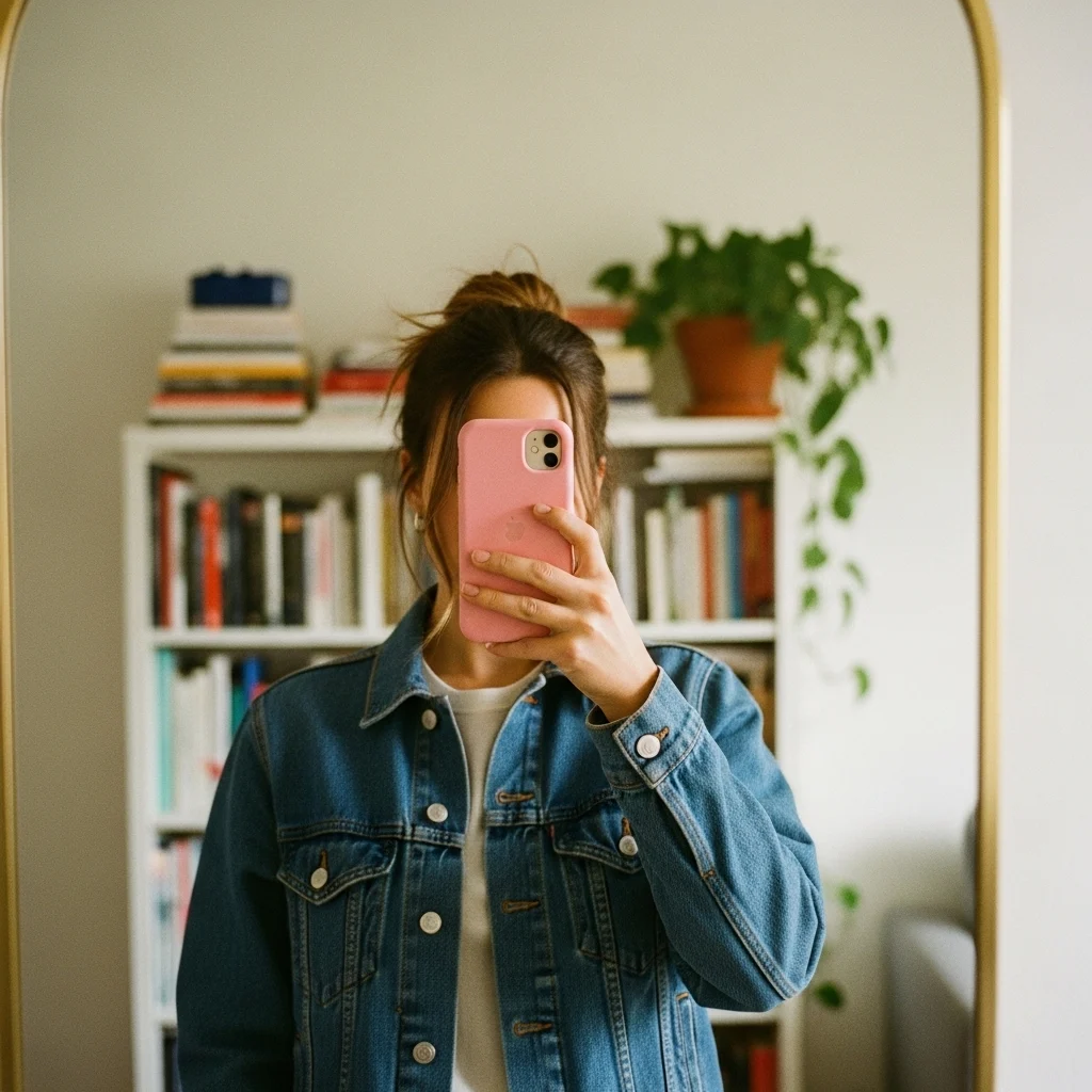 Short Mirror Selfie Captions