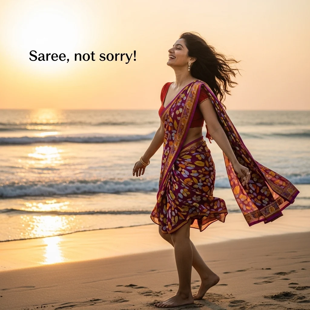 Short Saree Captions for Instagram