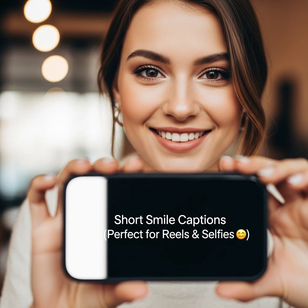 Short Smile Captions (Perfect for Reels & Selfies)
