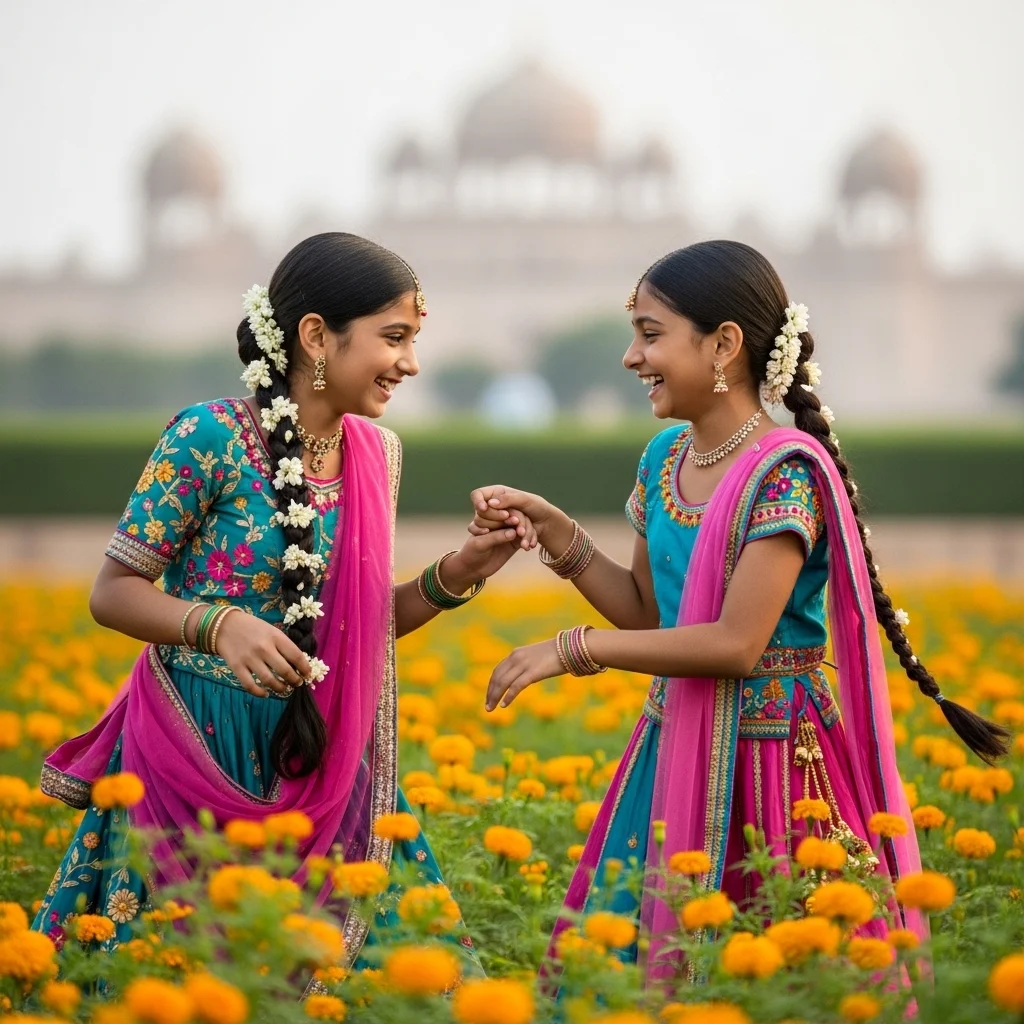 Short Traditional Captions for Girls