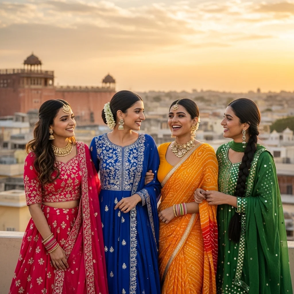 Short Traditional Wear Captions for Instagram