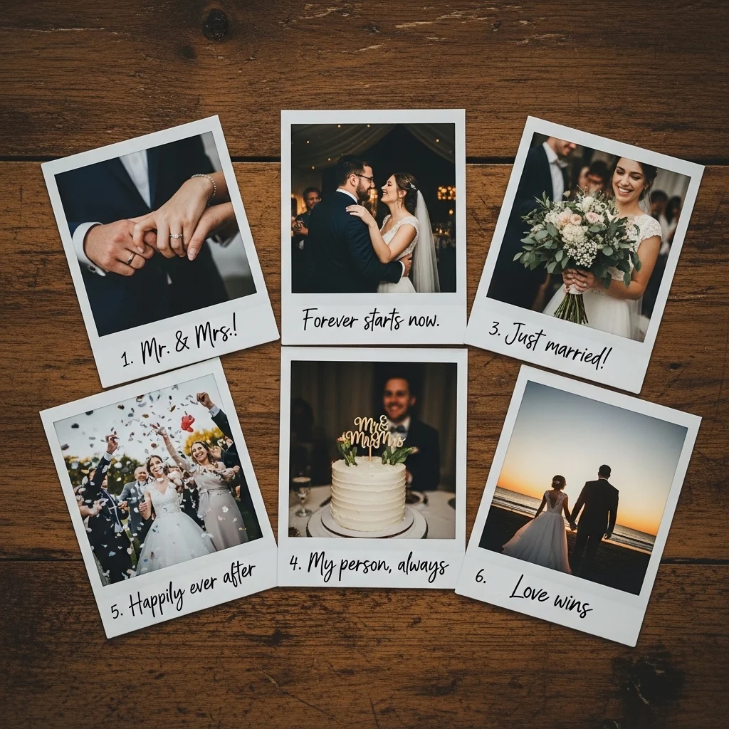 Short Wedding Captions for Instagram