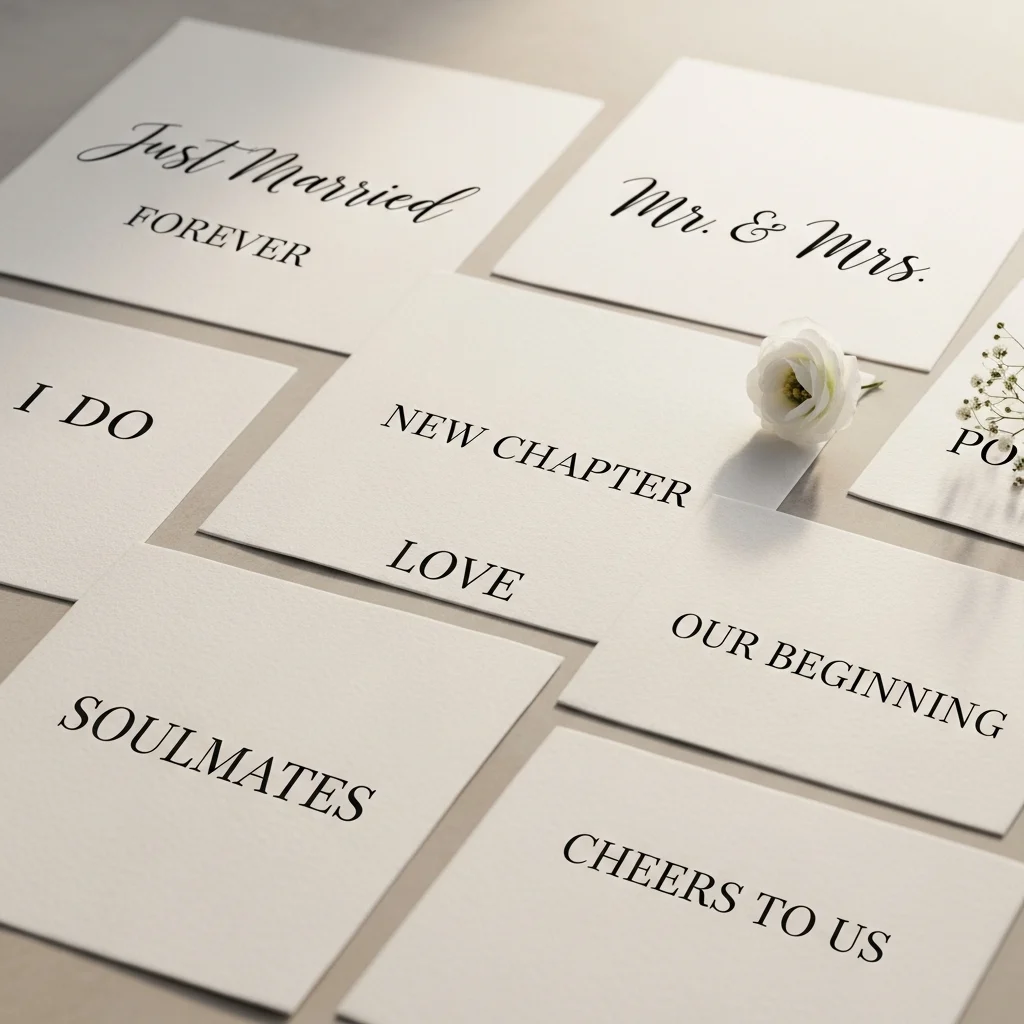 Short Wedding Captions (Perfect for Minimalist Posts)