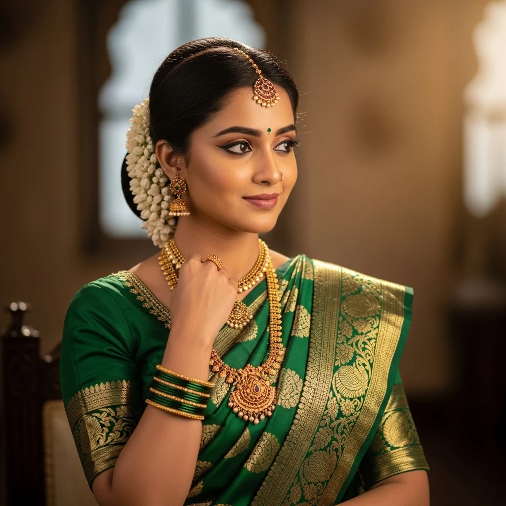 Traditional Outfit Captions for Saree