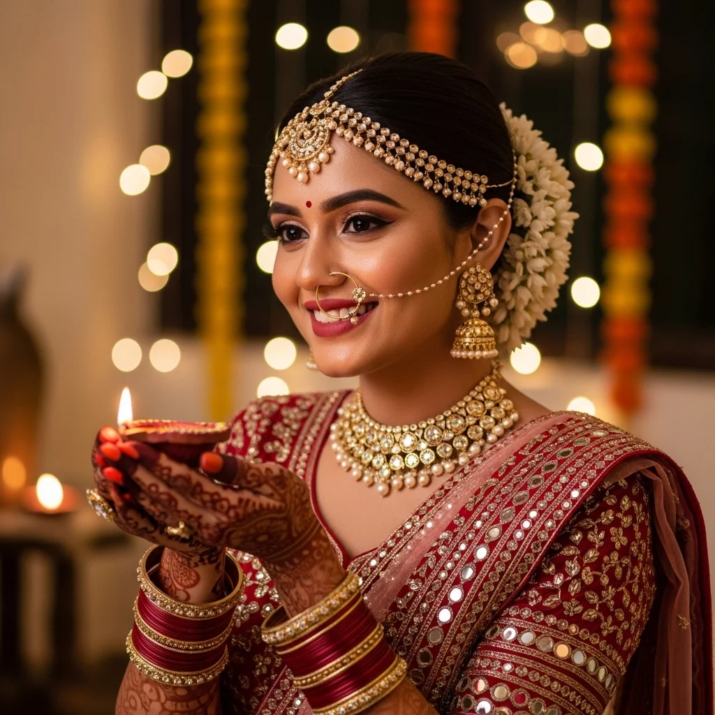 Traditional Outfit Diwali Captions