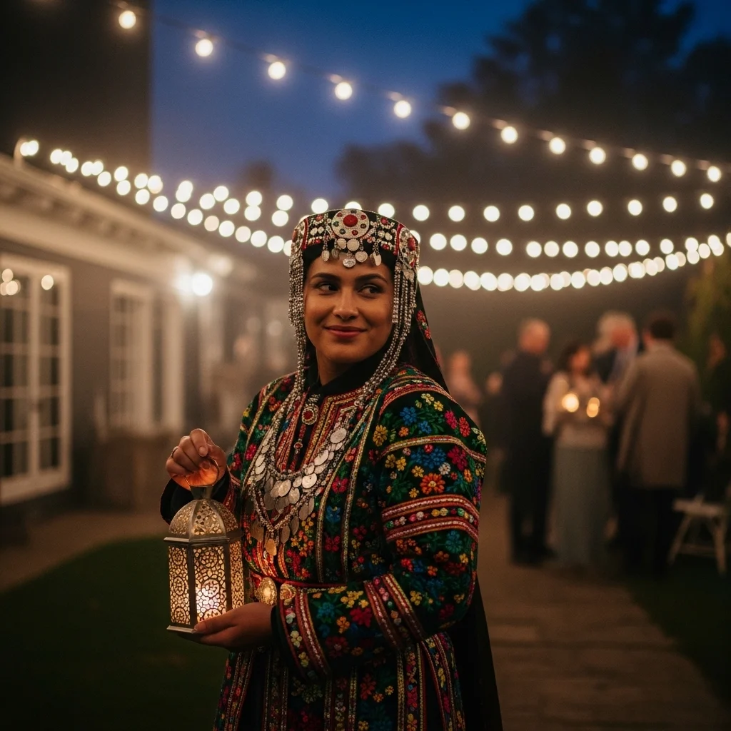 Traditional Outfit Night Captions for Instagram