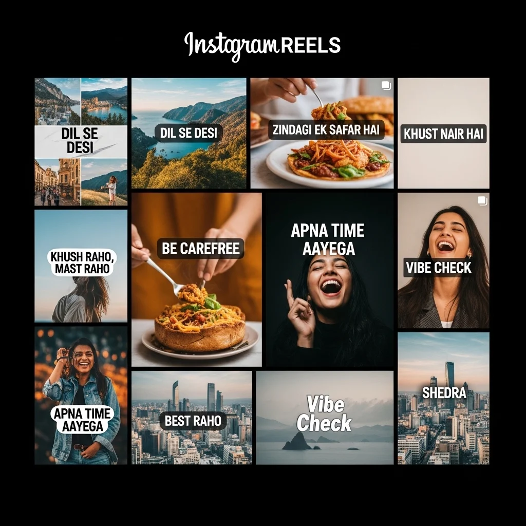 Trending Short Hindi Captions for Instagram Reels