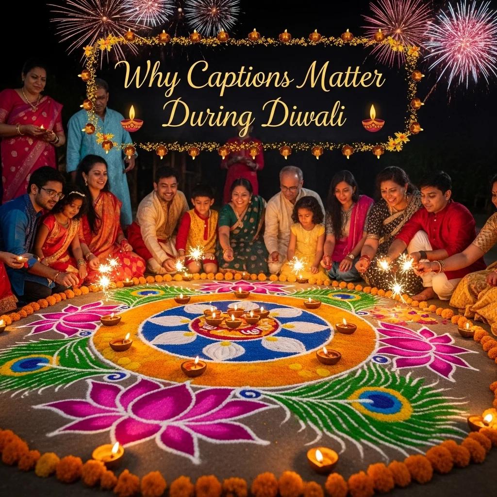 Why Captions Matter During Diwali