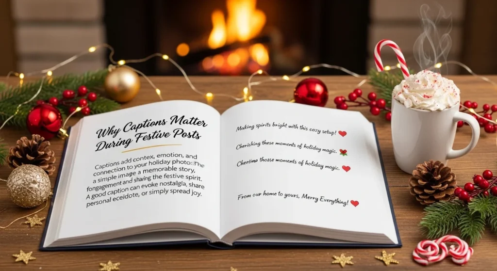 Why Captions Matter During Festive Posts