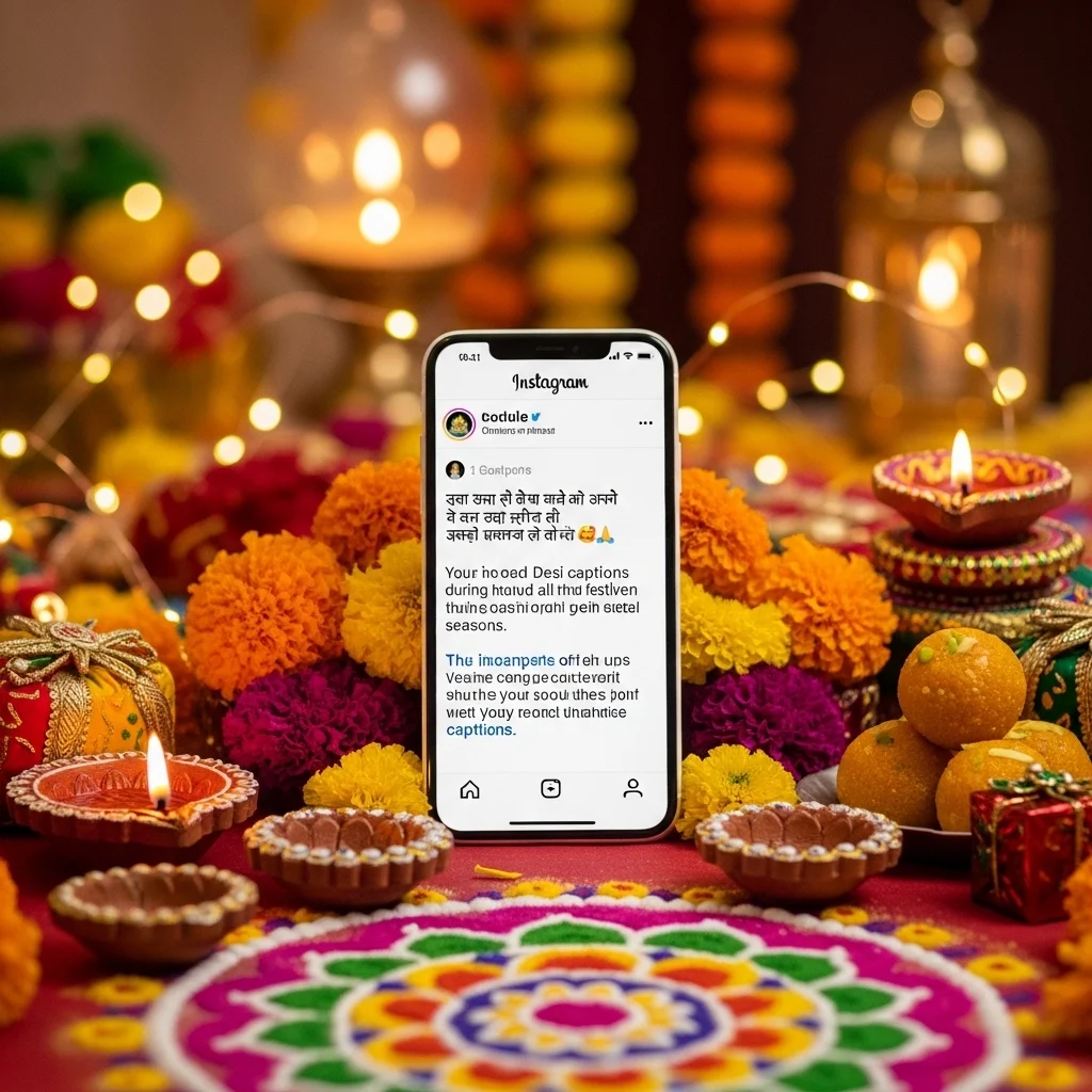 Why Desi Captions for Instagram Matter During Festive Seasons