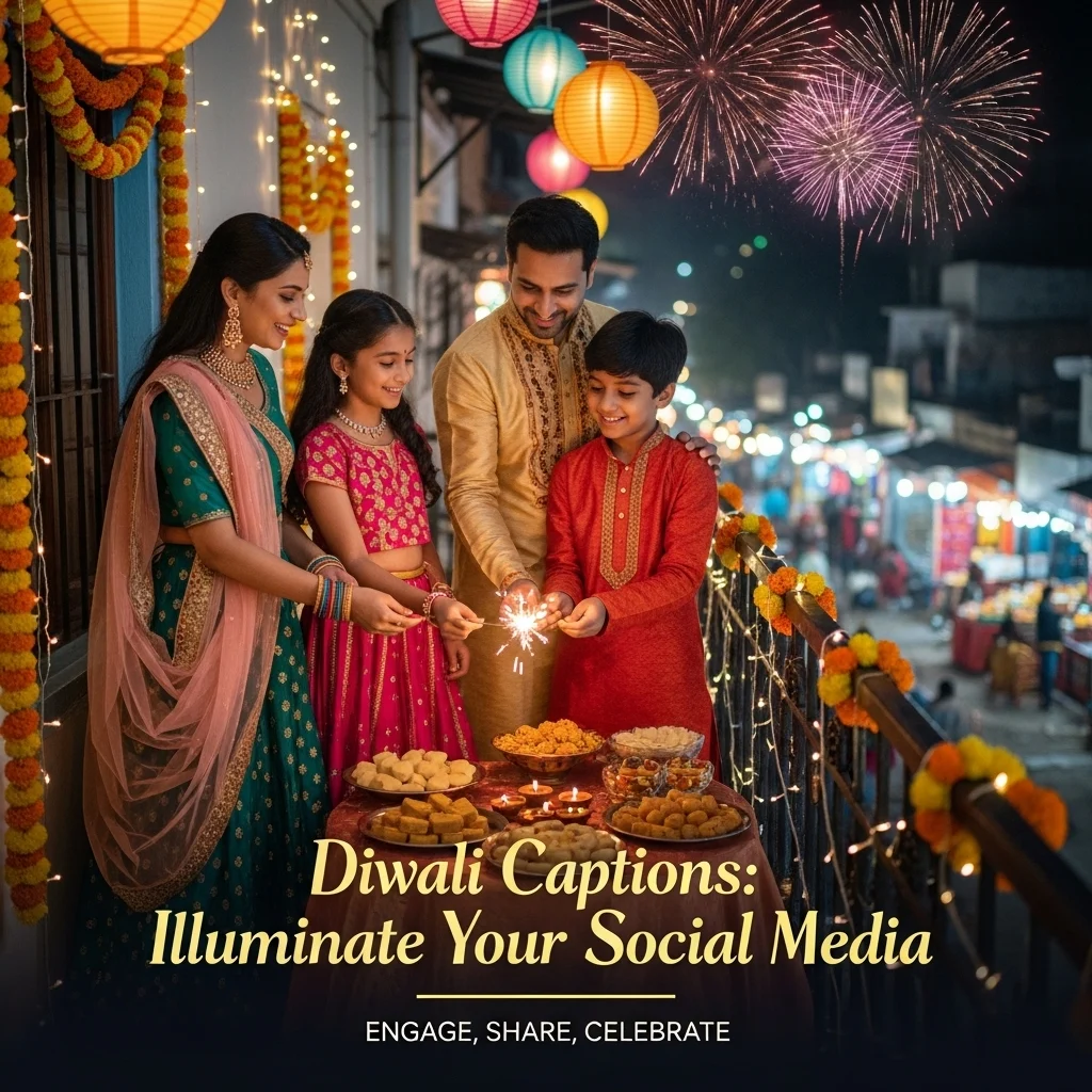 Why Diwali Captions Matter for Social Media Engagement