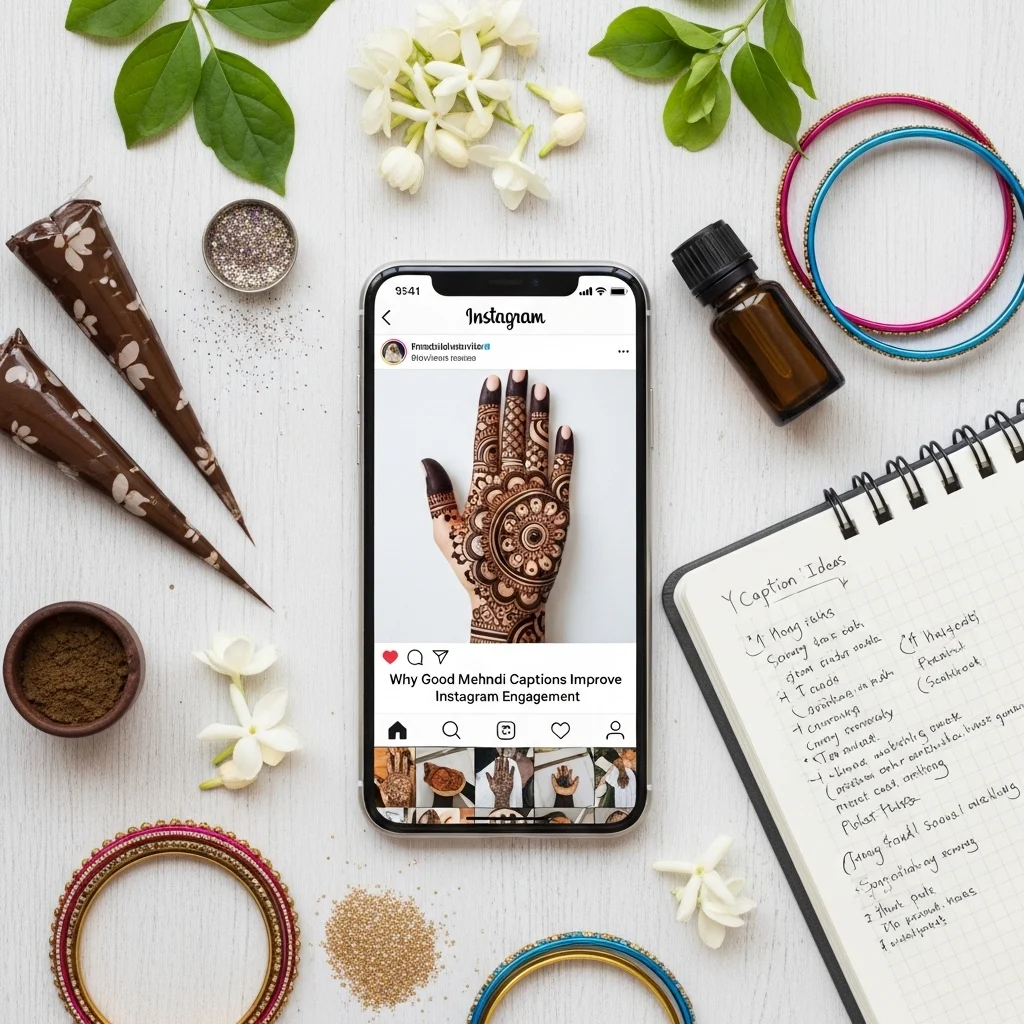 Why Good Mehndi Captions Improve Instagram Engagement