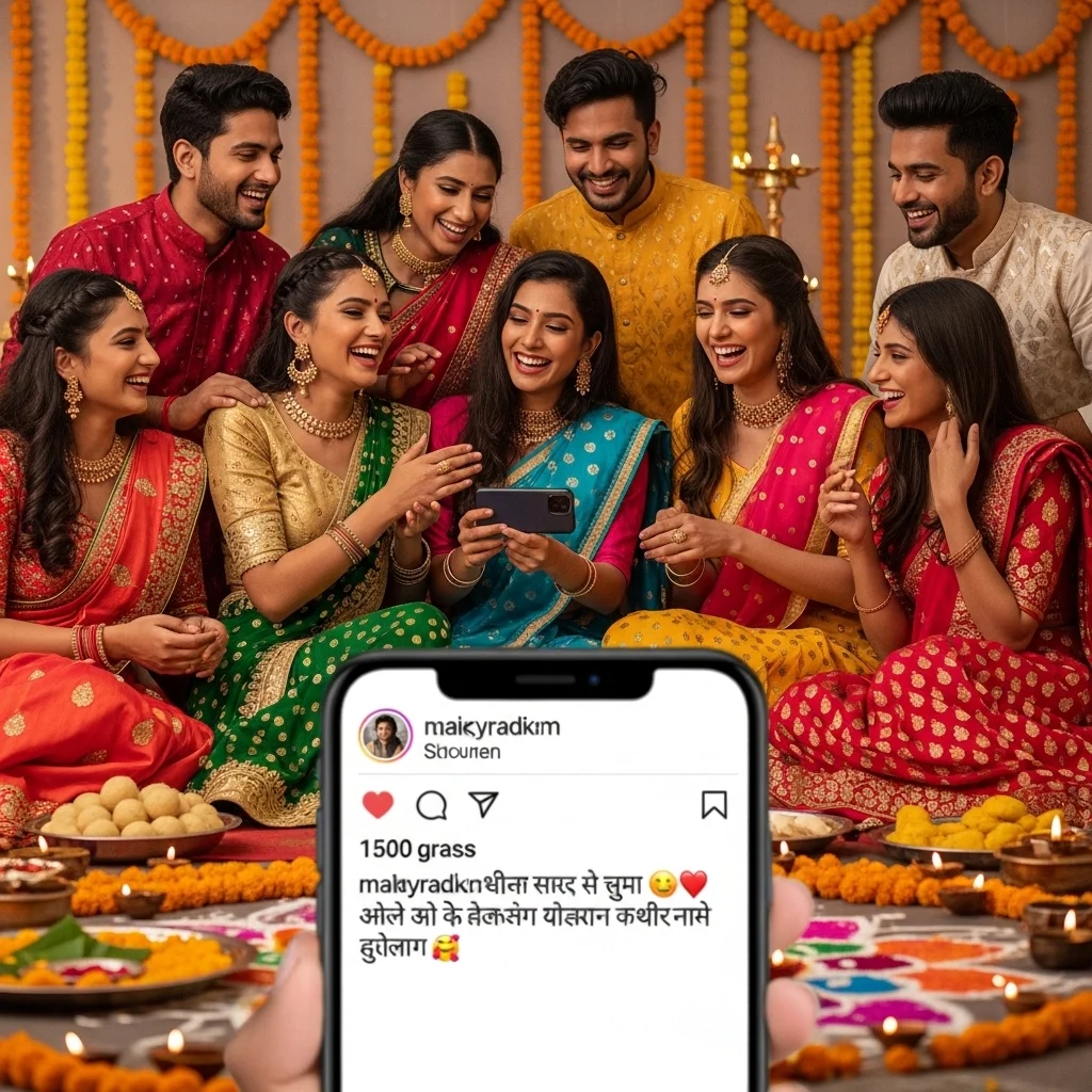 Why Hindi Captions for Instagram Work So Well During Festivals