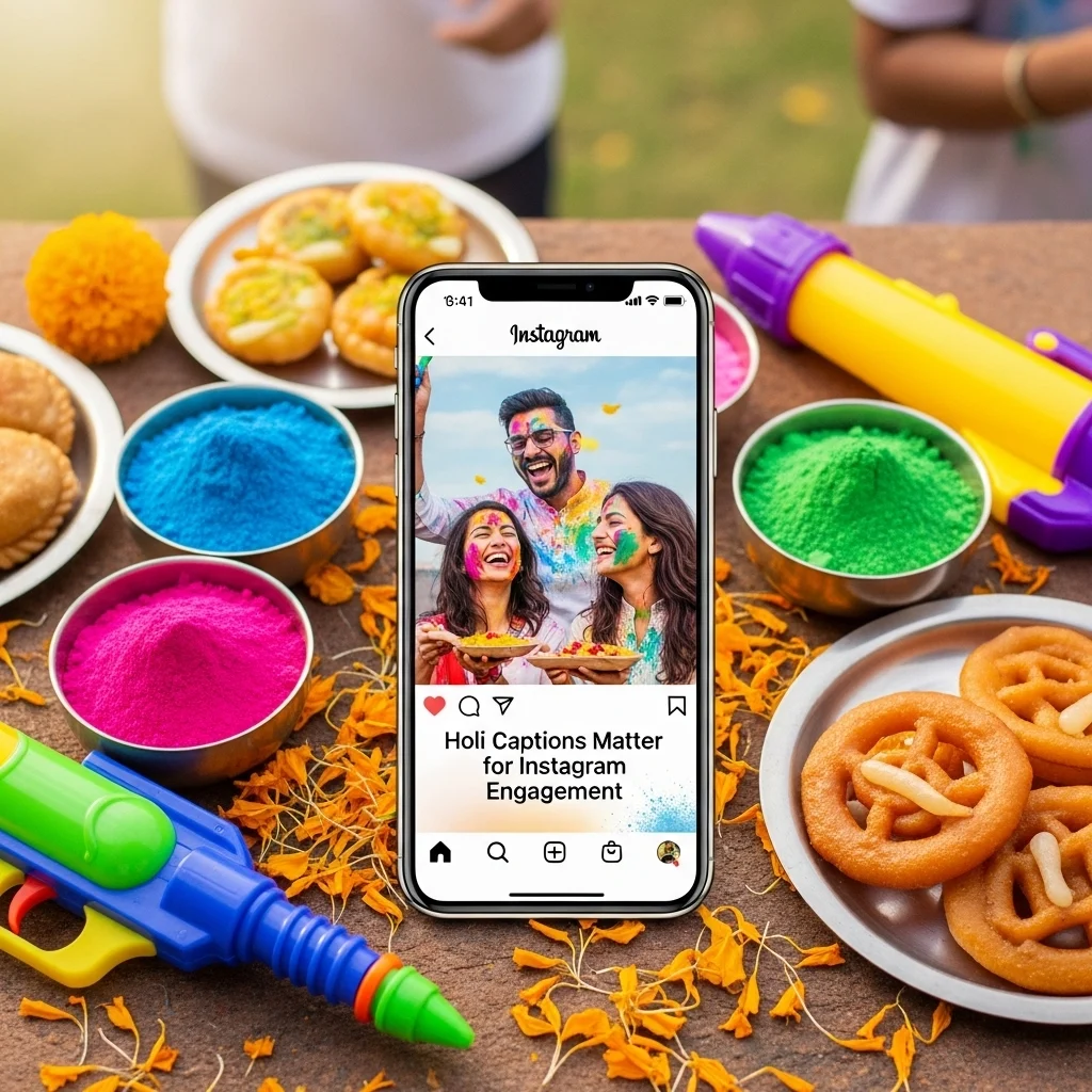 Why Holi Captions Matter for Instagram Engagement