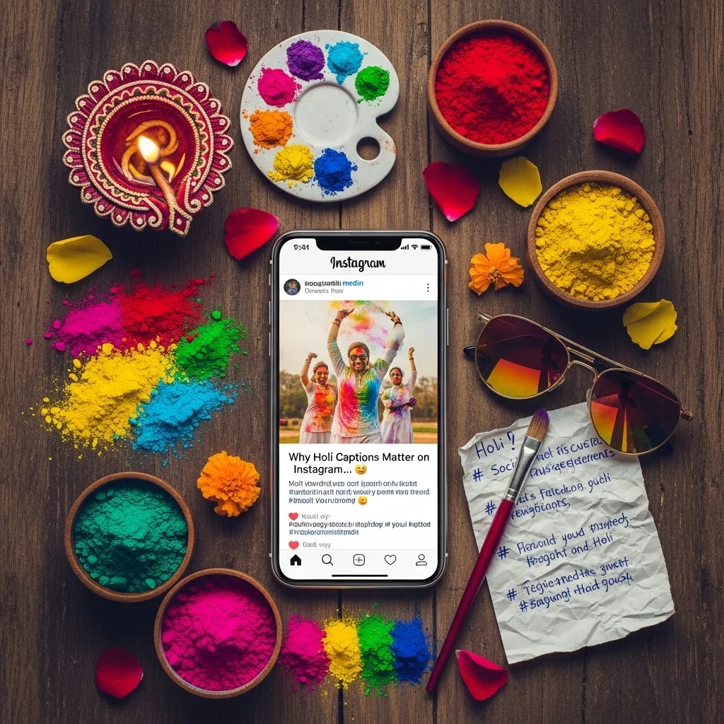 Why Holi Captions Matter on Instagram