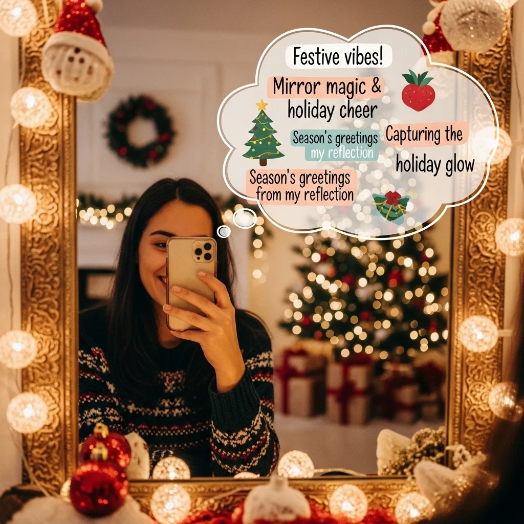 Why Mirror Selfie Captions Matter During Festive Seasons