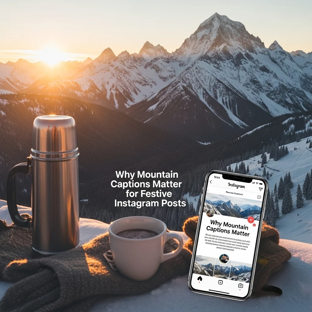 Why Mountain Captions Matter for Festive Instagram Posts