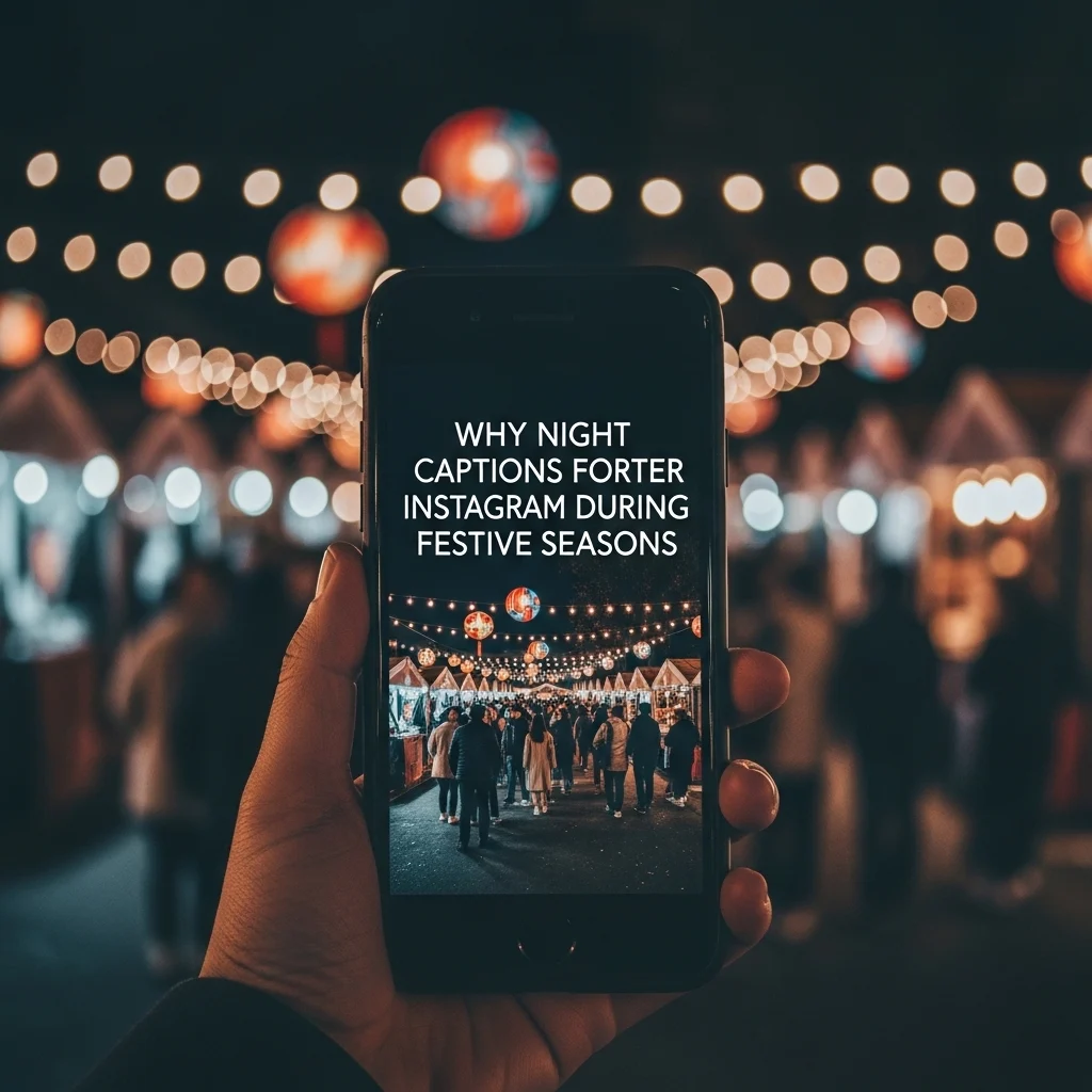 Why Night Captions for Instagram Matter During Festive Seasons