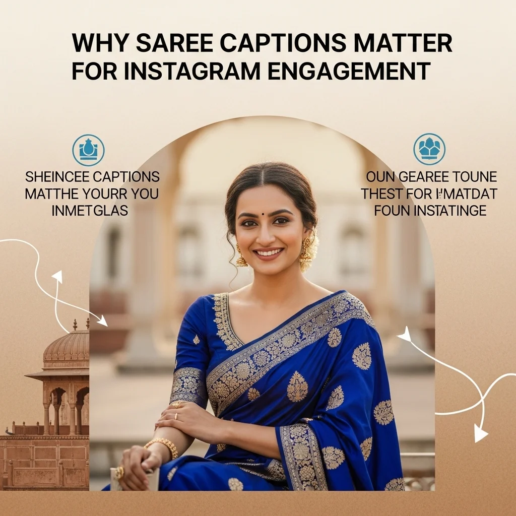 Why Saree Captions Matter for Instagram Engagement