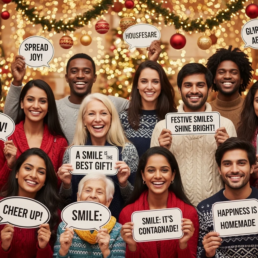 Why Smile Captions Matter During Festive Seasons