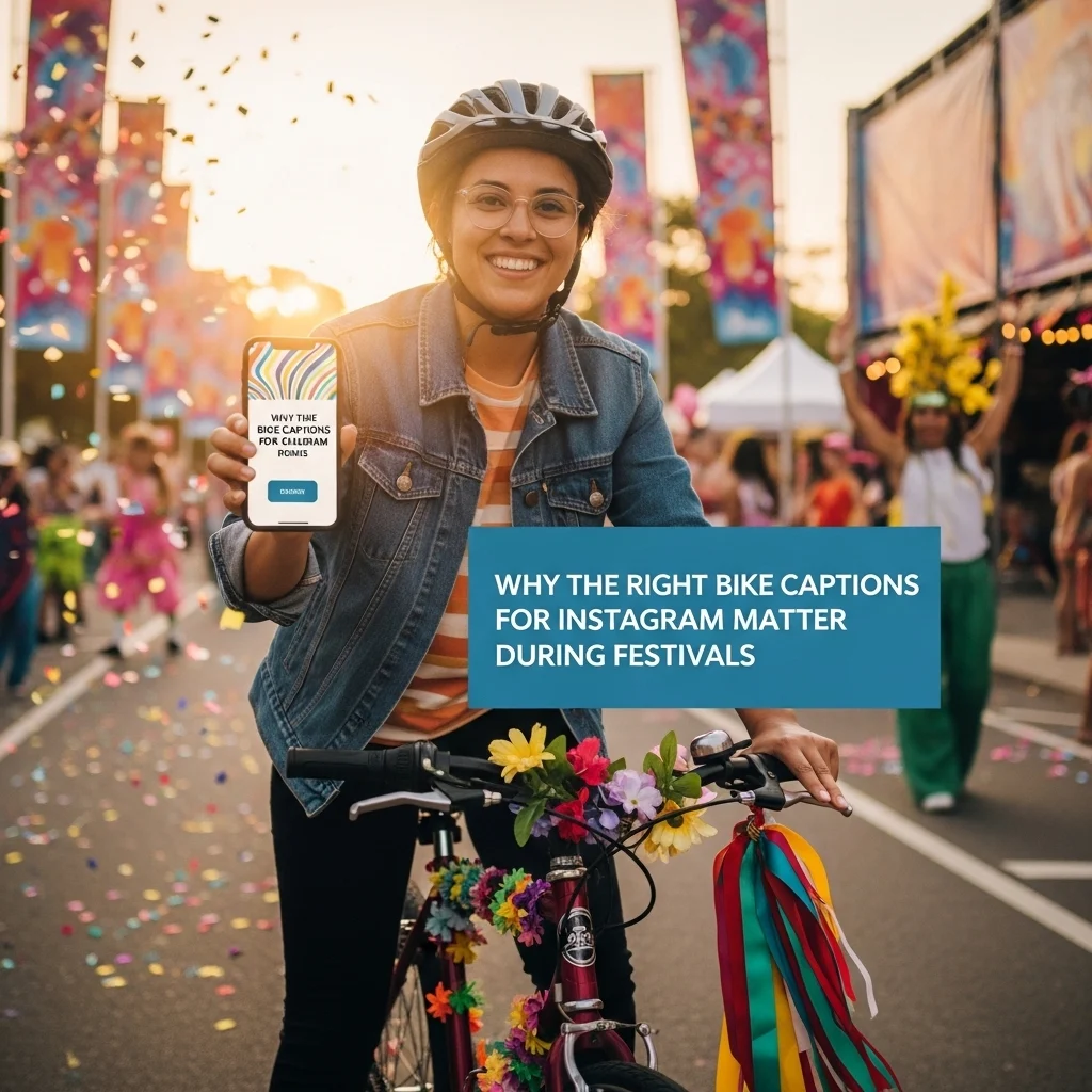 Why the Right Bike Captions for Instagram Matter During Festivals