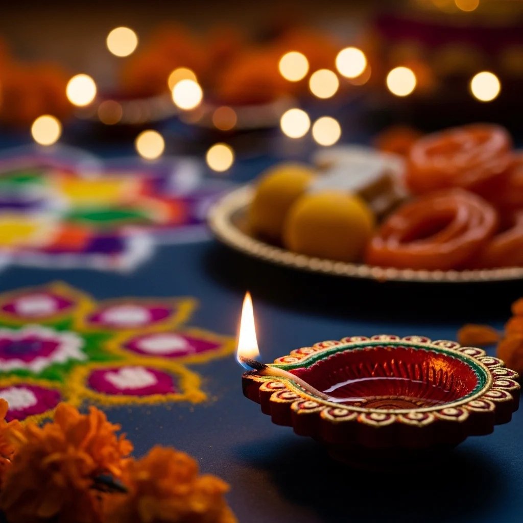 Aesthetic Captions for Diwali Post