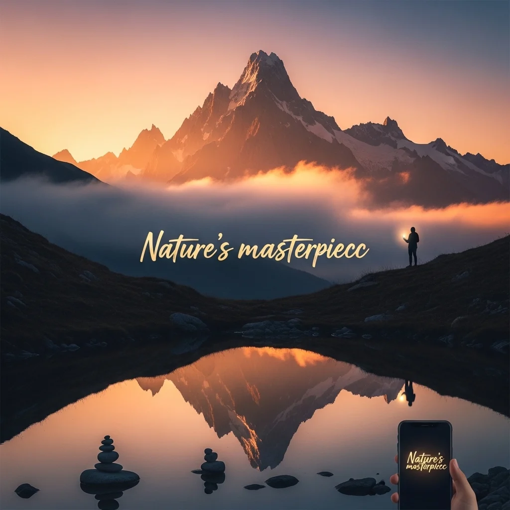 Aesthetic Captions for Mountains