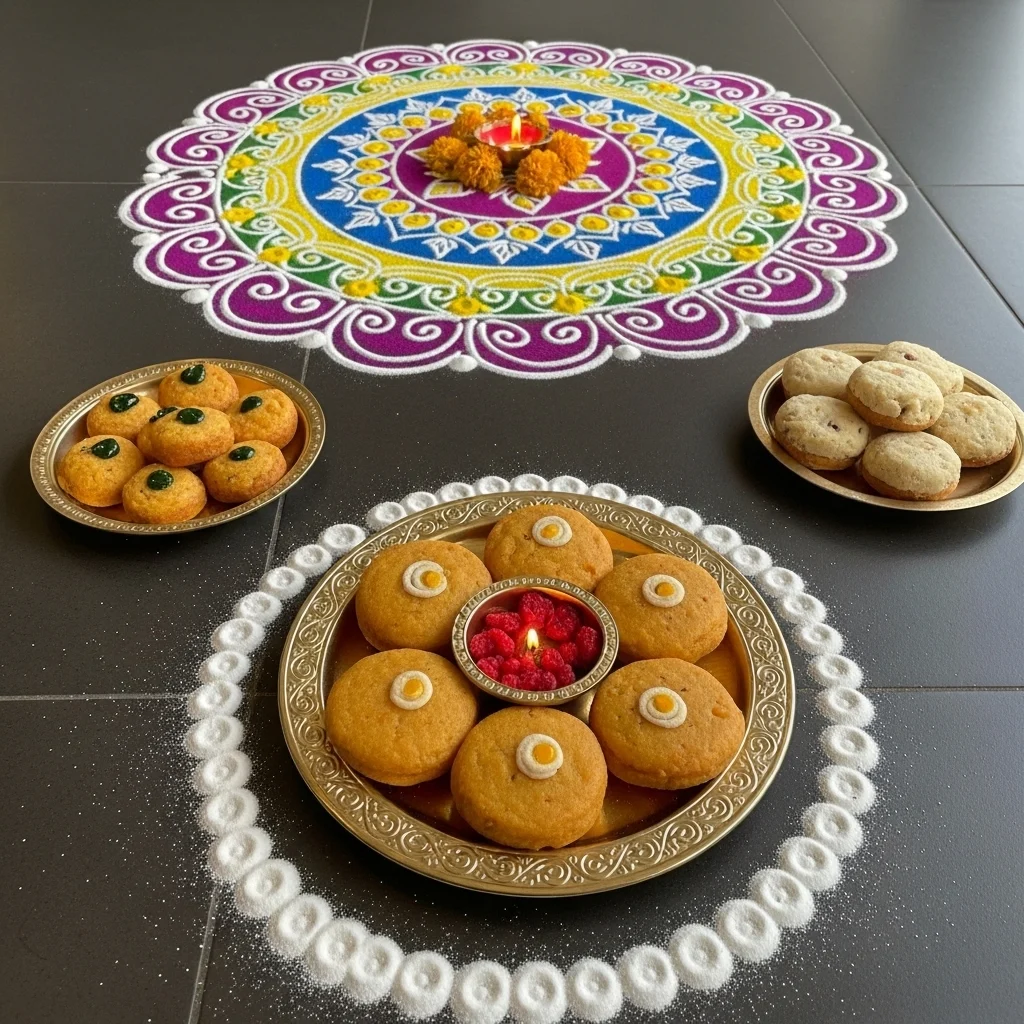 Aesthetic Captions for Navratri