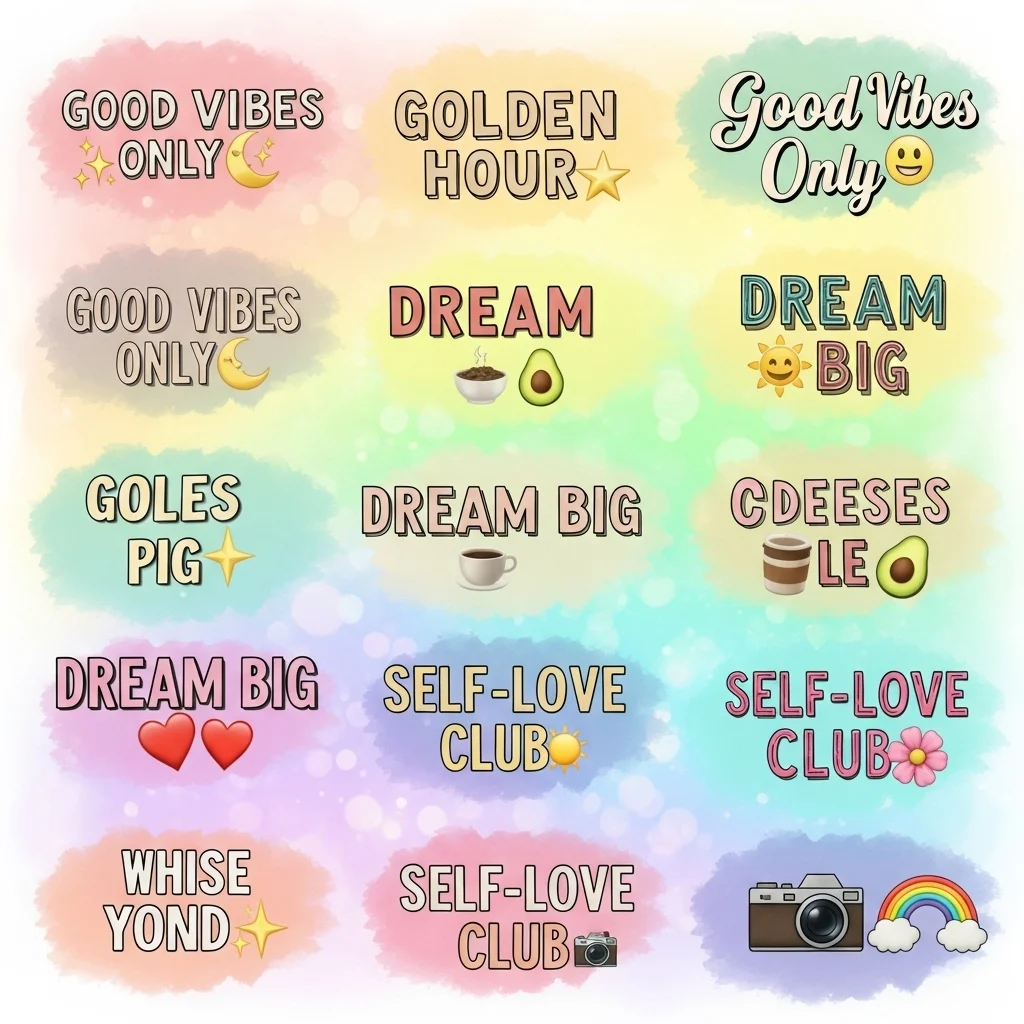 Aesthetic Emoji Captions for Instagram