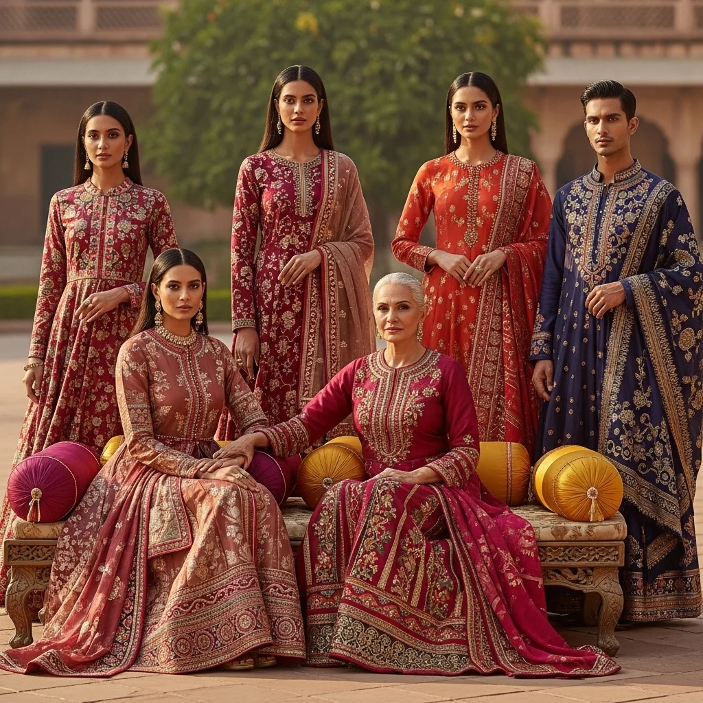Aesthetic Ethnic Wear Captions