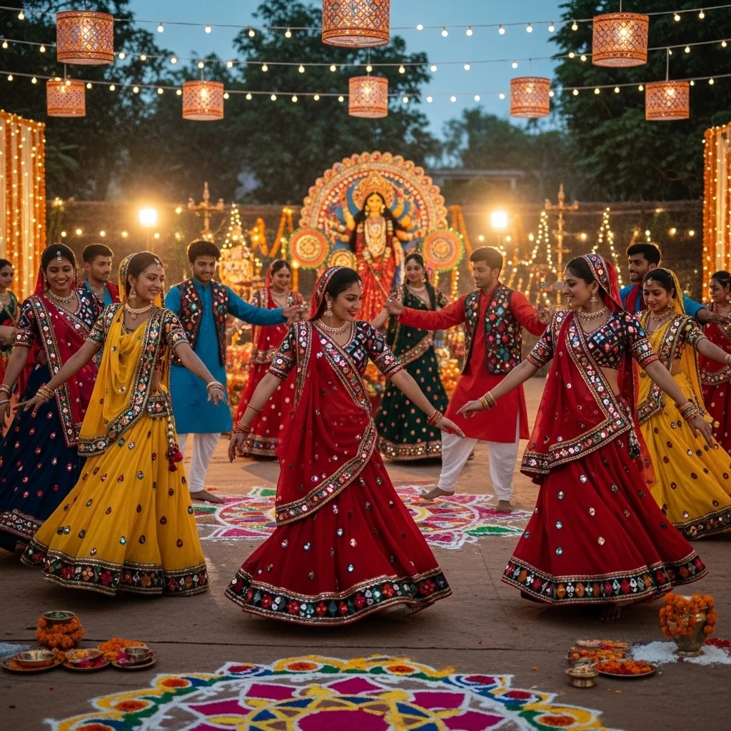 Aesthetic Garba Captions