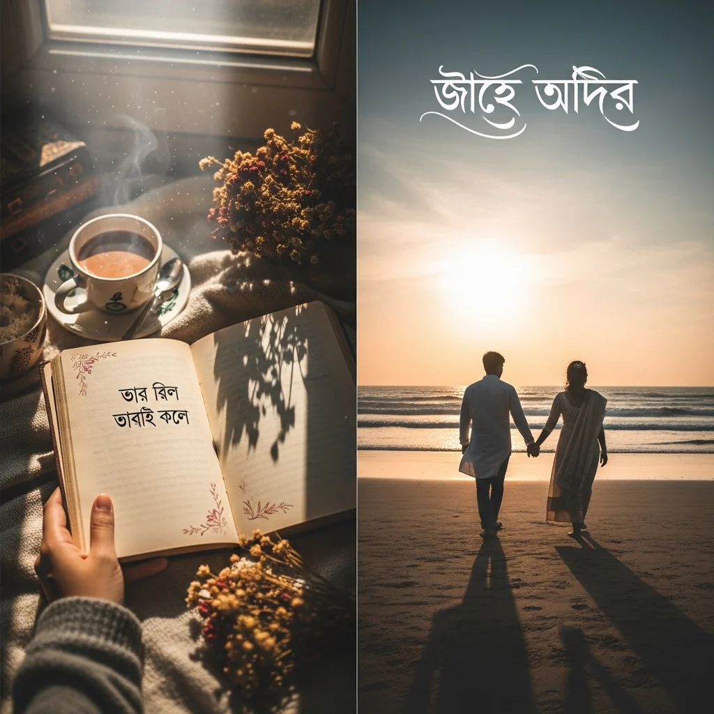 Aesthetic Love Captions Bengali