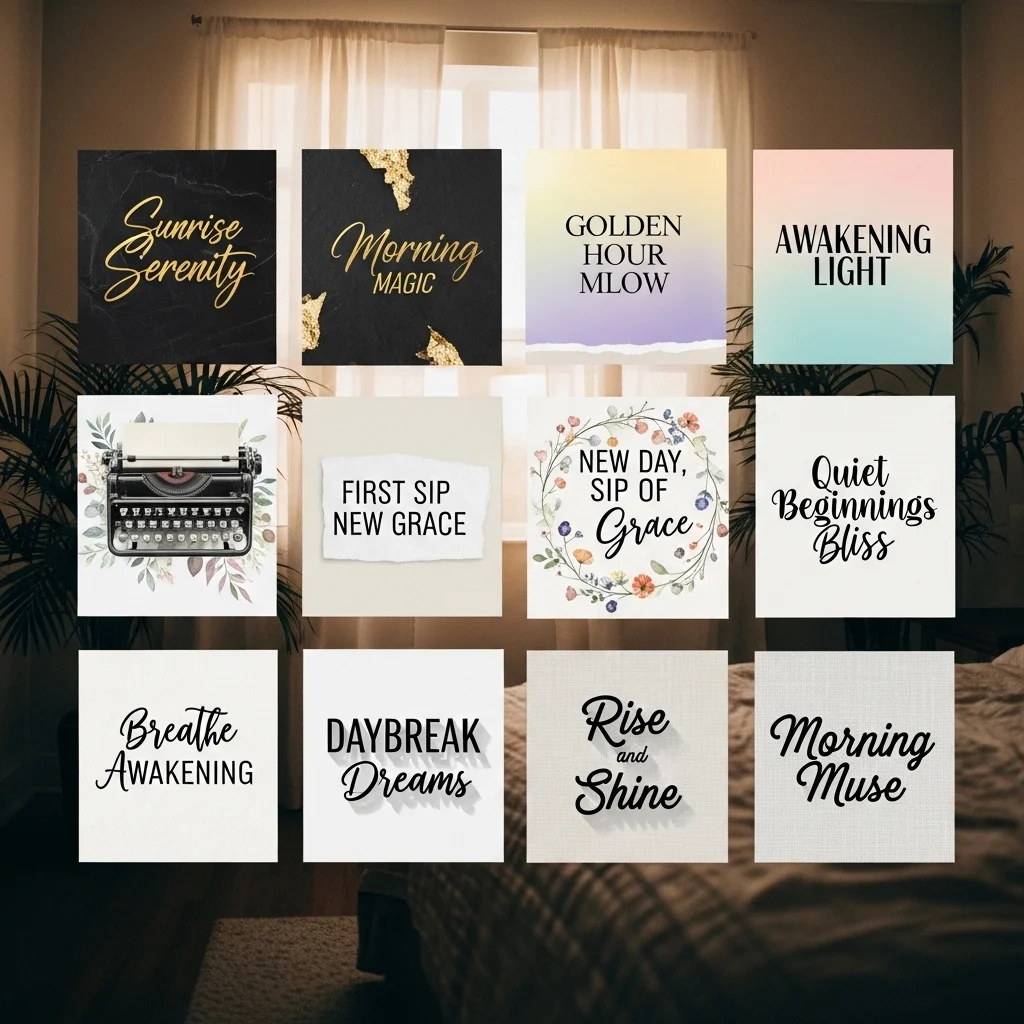 Aesthetic Morning Captions