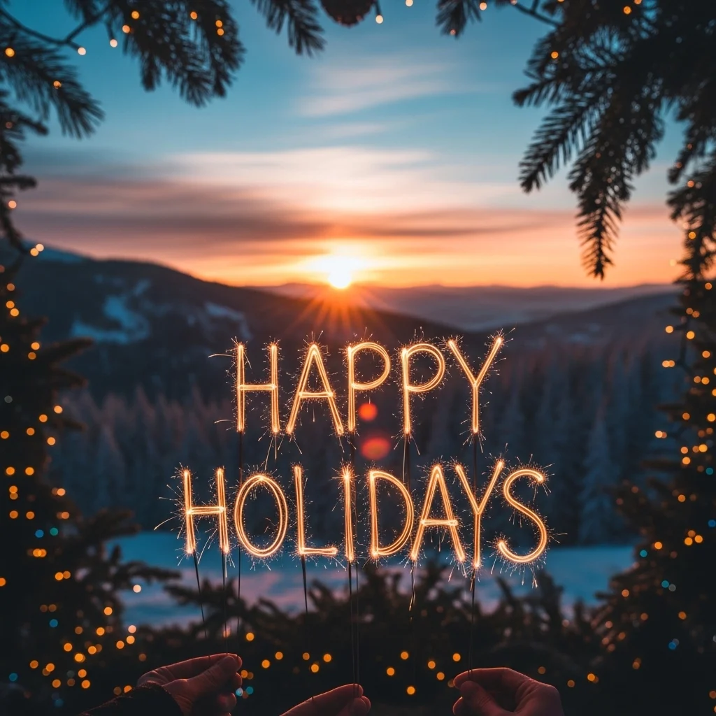 Captions for Festive Sunrise Reels