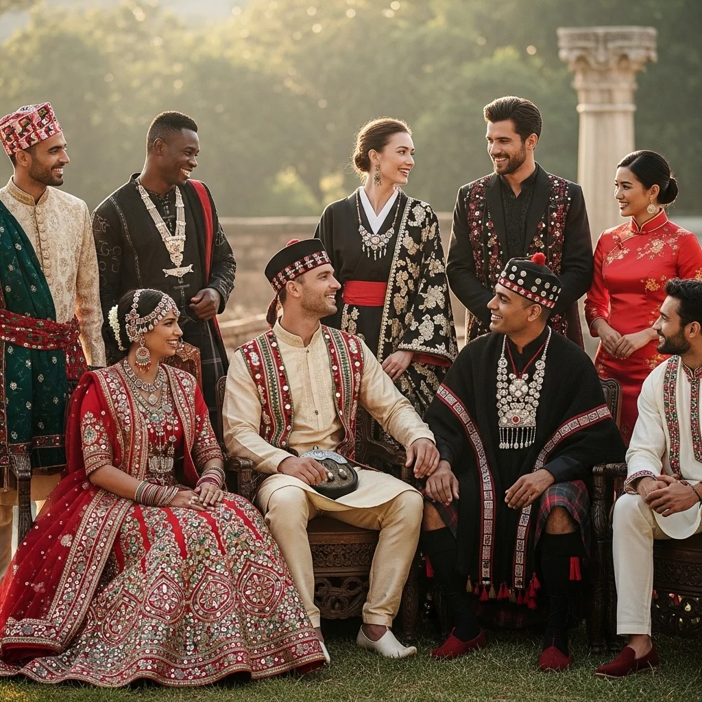 Classic Ethnic Wear Captions